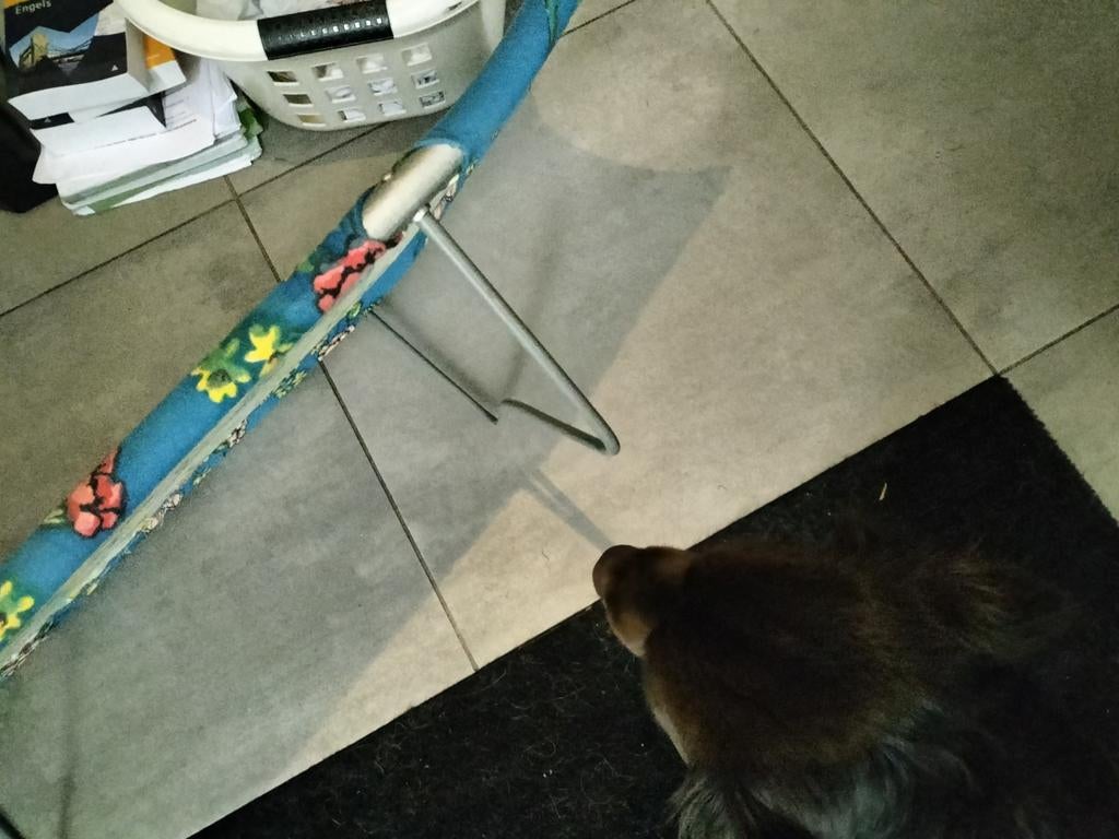 Vintage Stretcher met Bloemenmotief, Ophalen, Gebruikt