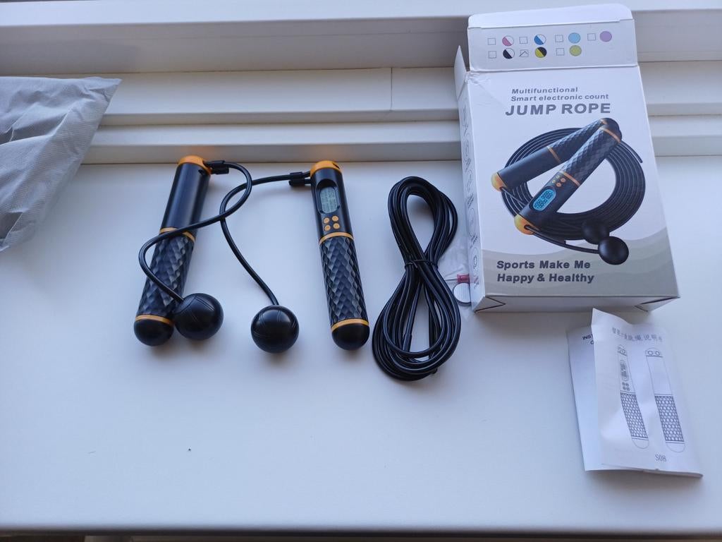 Draadloos Springtouw + Draad - Multifunctioneel, Ophalen of Verzenden, Sport-springtouw, Nieuw