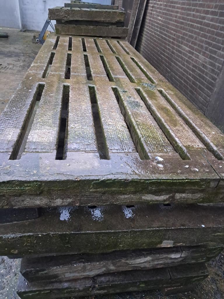 Beton roosters, Ophalen, Overige materialen