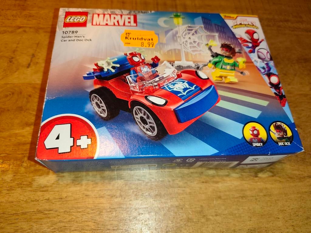 LEGO Marvel Spider-Man's Car en Doc Ock 10789 Nieuw, Ophalen, Nieuw, Complete set, Lego