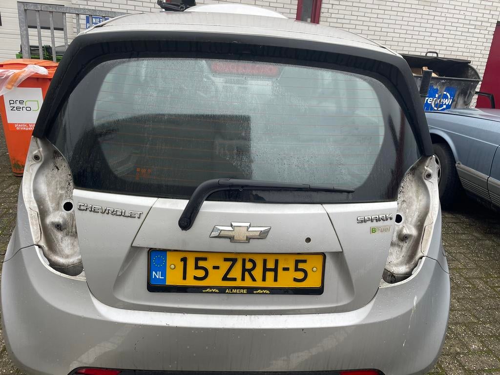Achterklep chevrolet spark deuren schermen bumper, Ophalen of Verzenden, Chevrolet, Achterklep