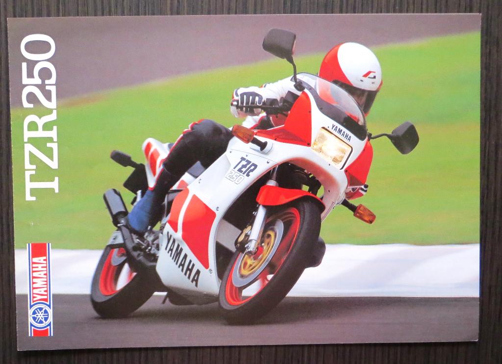 Folder Yamaha TZR 250  - 1987 - 4 blz (Engels), Verzenden, Yamaha