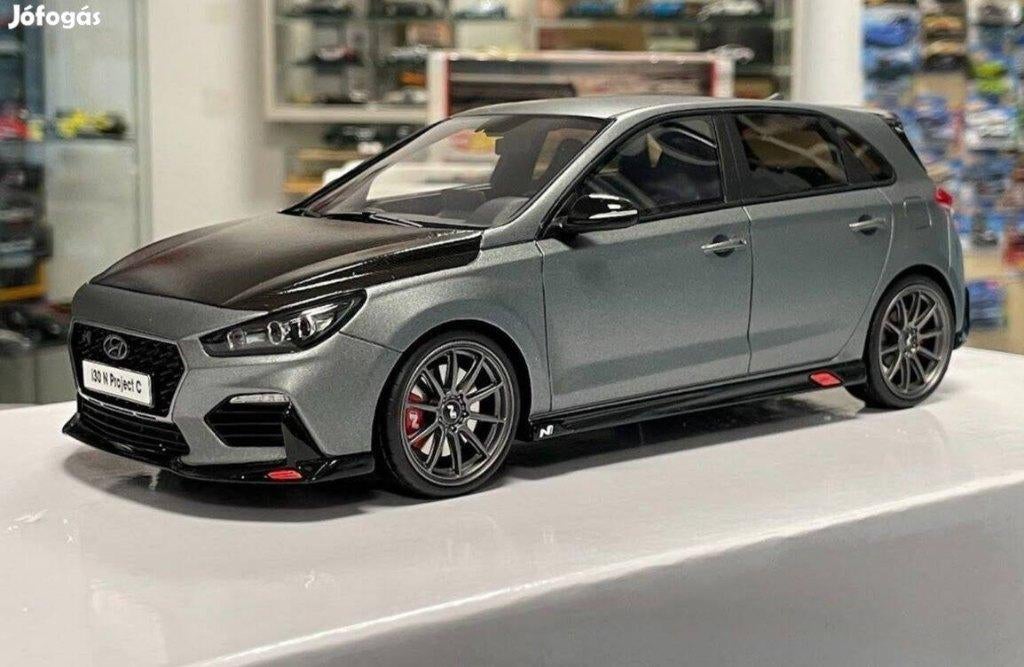 1:18 Hyundai i30N Project C 2017 matgrijs Otto Models OT1060, Hobby en Vrije tijd, Modelauto's | 1:18, 2, rue de l'écusson, Zone commerciale Oxygène Sud, Josselin, 56120, FR