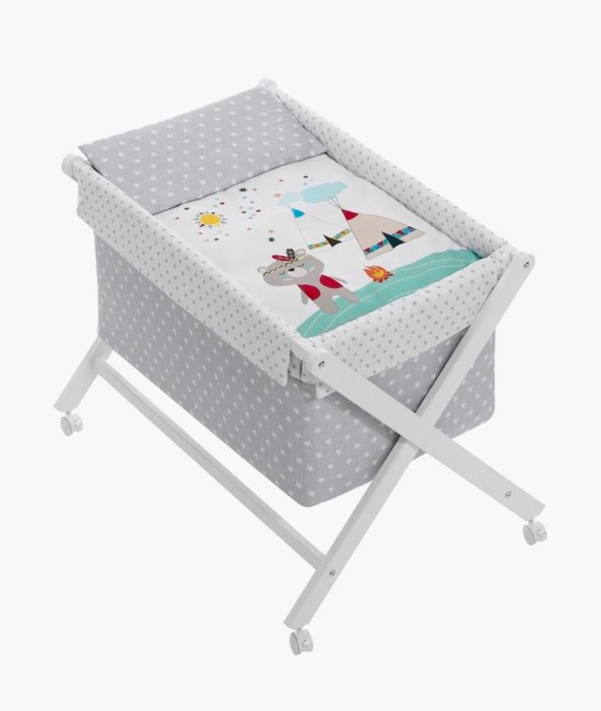 Mooie Interbaby wieg met leuke print, Ophalen of Verzenden, Zo goed als nieuw, Wieg