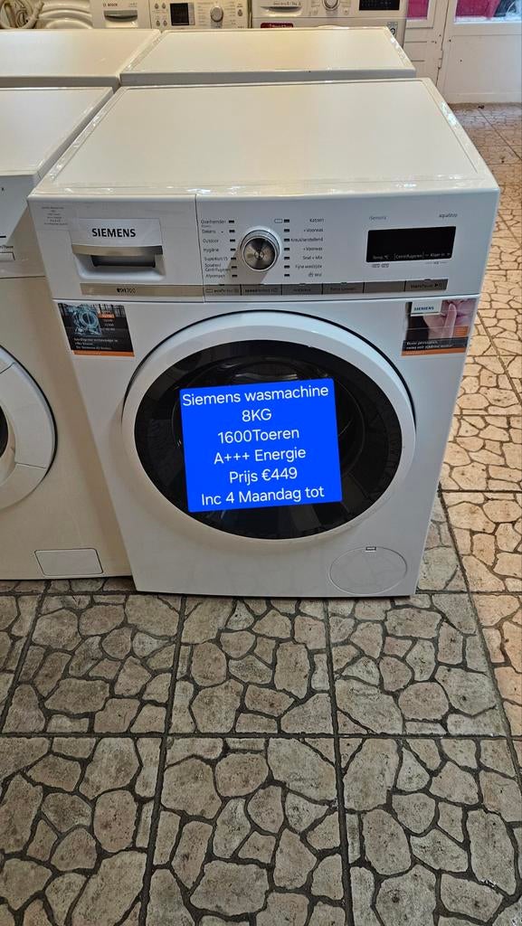 Nette Wasmachines A merken vanaf €149 Inc Garantie, Witgoed en Apparatuur, Wasmachines, 1200 tot 1600 toeren, Minder dan 85 cm