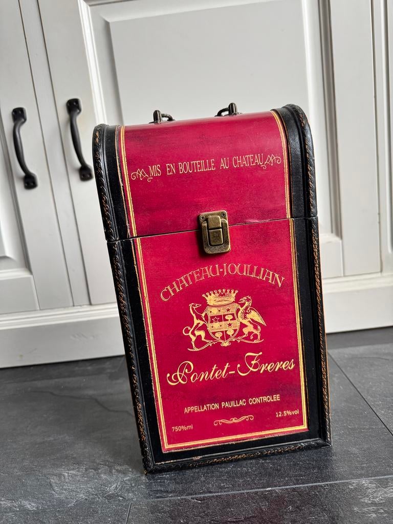 Wijnkist, Minder dan 50 cm, Minder dan 50 cm, Ophalen of Verzenden, Zo goed als nieuw