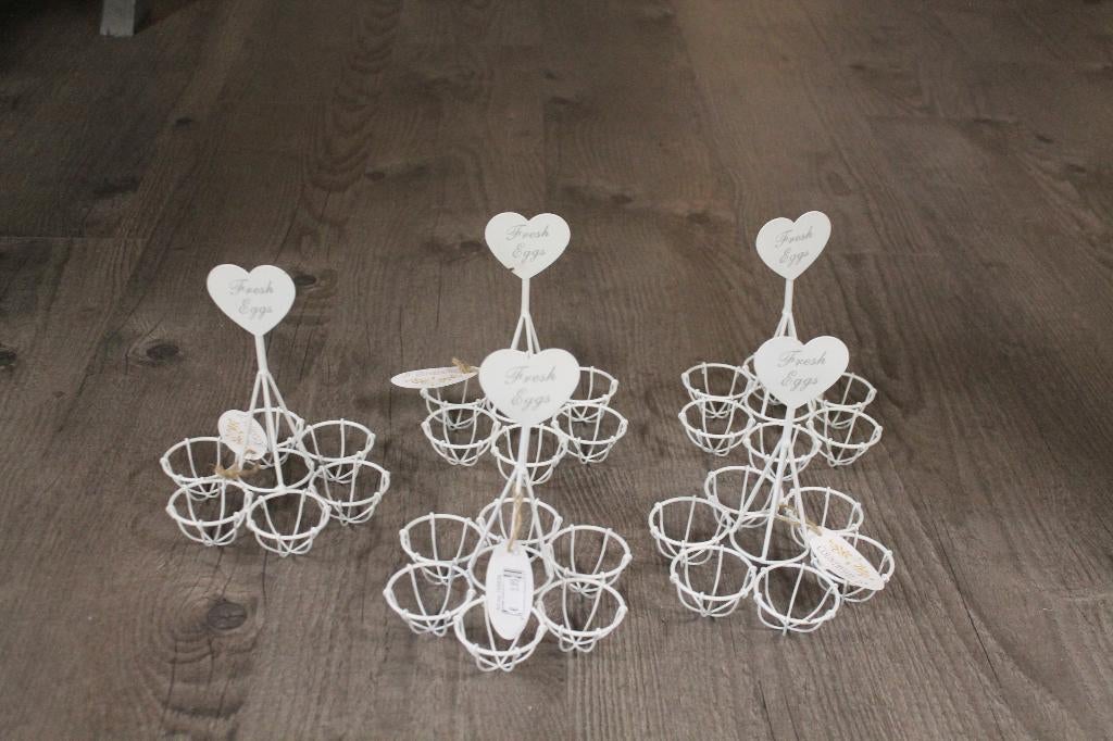 Eierrekjes wit 5 stuks, Nieuw, Ophalen of Verzenden, Nvt, Nvt