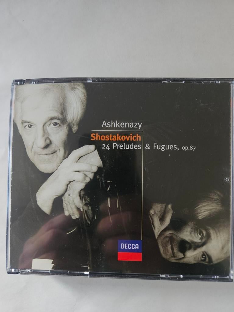 Shostakovich Preludes & Fugues 2CD - Ashkenazy, Ophalen of Verzenden, Zo goed als nieuw