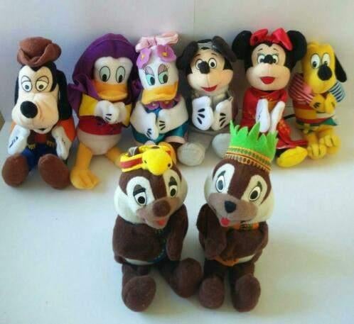 Disneyland knuffels complete set (8x) McDonalds uit 2000, Ophalen of Verzenden, Overige figuren, Zo goed als nieuw, Knuffel