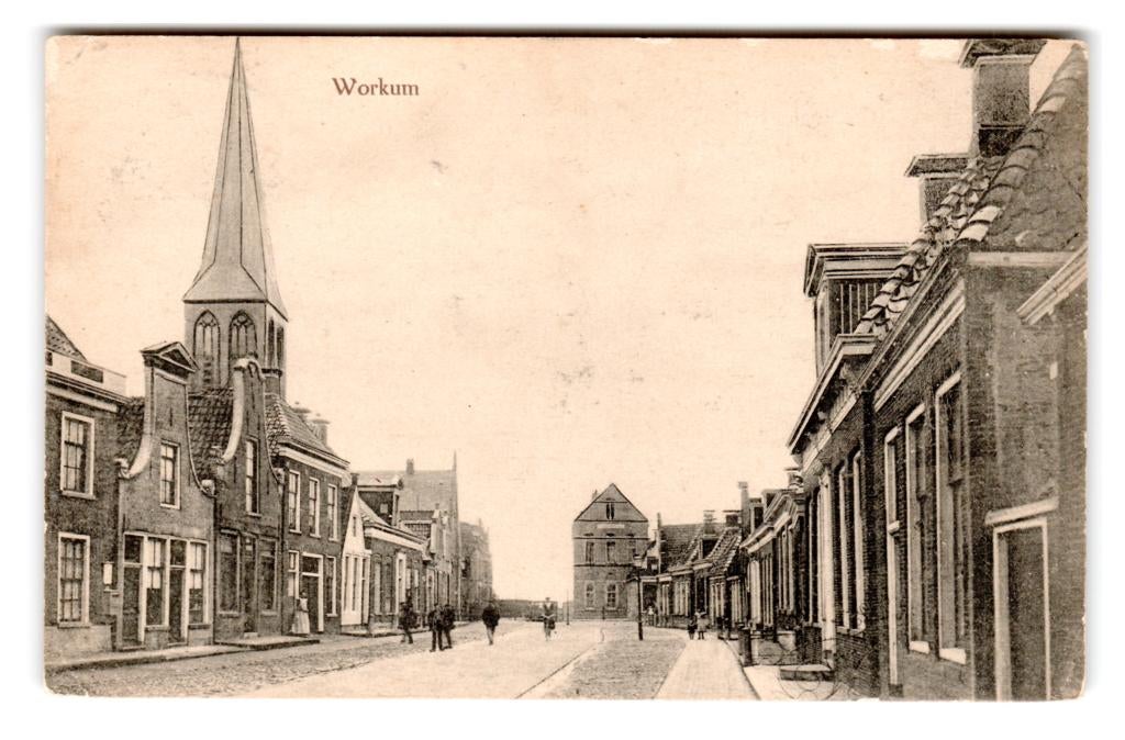 Workum, Verzenden, Voor 1920, Gelopen, Friesland