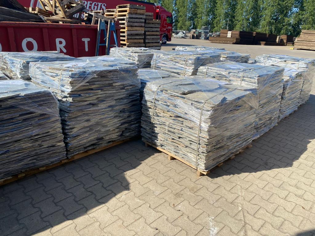 Flagstone stapstenen vijver tuin veranda, Ophalen of Verzenden, Zo goed als nieuw, Natuursteen, Terrastegels