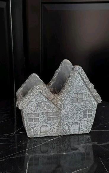 Stoere Countryfield Bloempot van Steen - Grijs, Ophalen of Verzenden, Nieuw