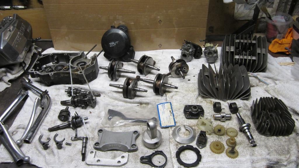 Italiaanse sportbrommer onderdelen franco morini/minarelli, Ophalen of Verzenden, Gebruikt, Overige typen, Overige merken