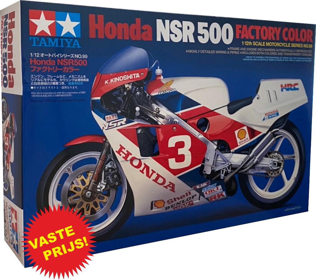 Honda NSR 500 Factory Color (Tamiya 14099) 1/12, Nieuw, Ophalen of Verzenden, Tamiya, Groter dan 1:32