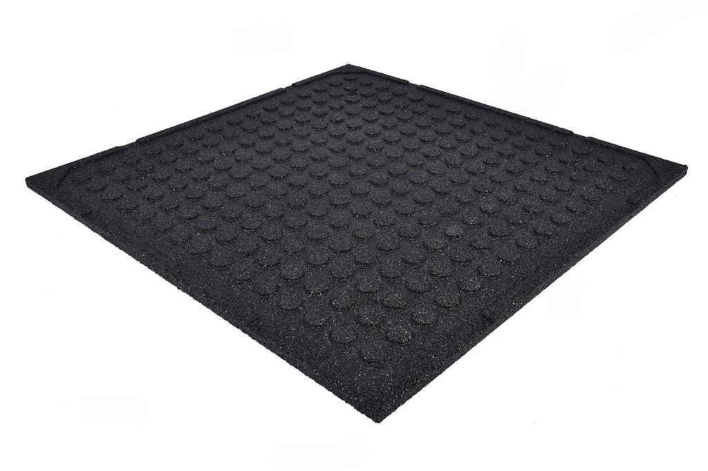 Rubber Tegels Zwart. 100 x 100 x 2.5cm €19.45,- per stuk!, Overige typen, Rubber, Nieuw, Ophalen of Verzenden