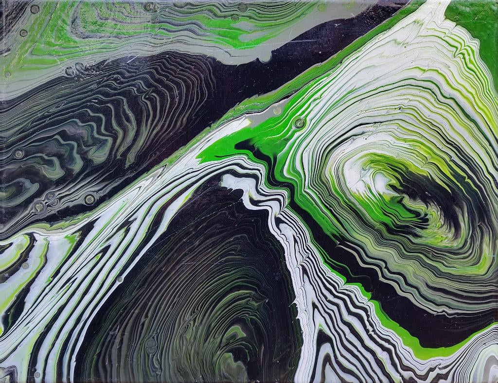 Zonder Titel - Kunstenaar: June Art Studio, Ophalen of Verzenden