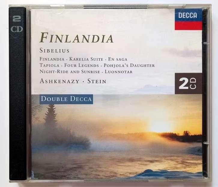 2 CD Finlandia - Sibelius , Ashkenazy , Stein / 452 576-2, Kamermuziek, Boxset, Ophalen of Verzenden, Zo goed als nieuw