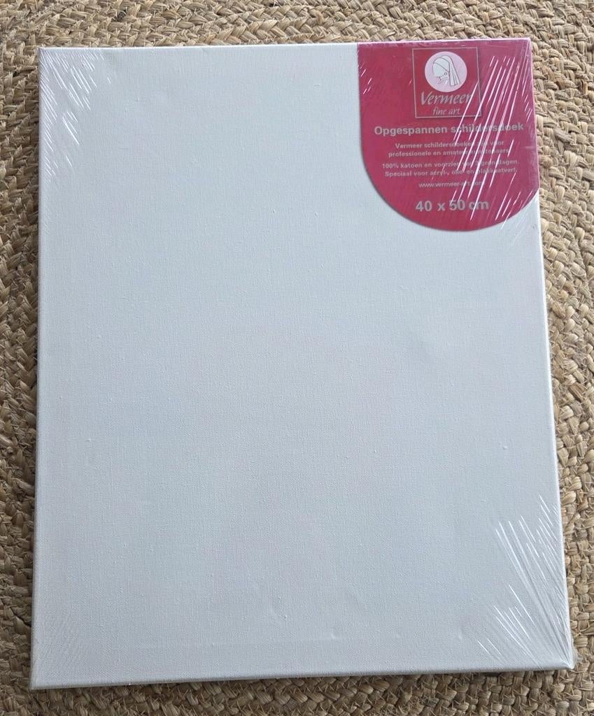 Schildersdoek 40x50, Ophalen of Verzenden, Nieuw