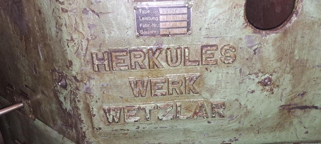 Profielenwals HERCULES, Ophalen