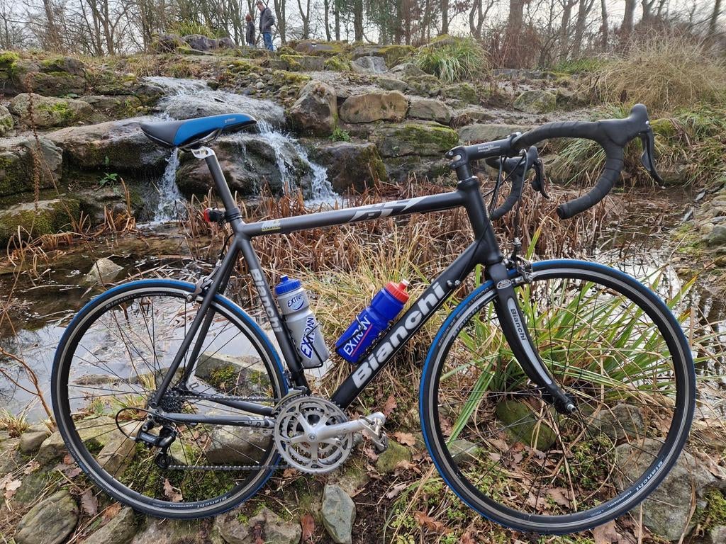 Bianchi ML3 antracyt 27V., Fietsen en Brommers, Fietsen | Racefietsen, 28 inch, Gebruikt, Aluminium, 57 tot 61 cm