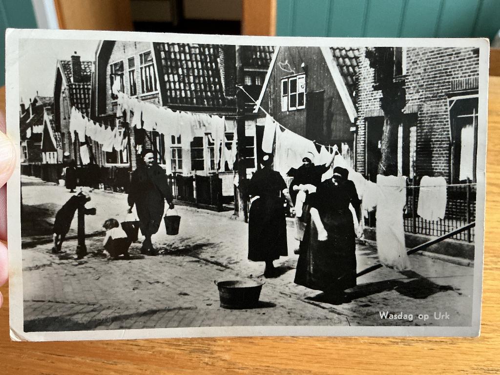 Urk wasdag, Ophalen of Verzenden, 1960 tot 1980, Gelopen, Flevoland