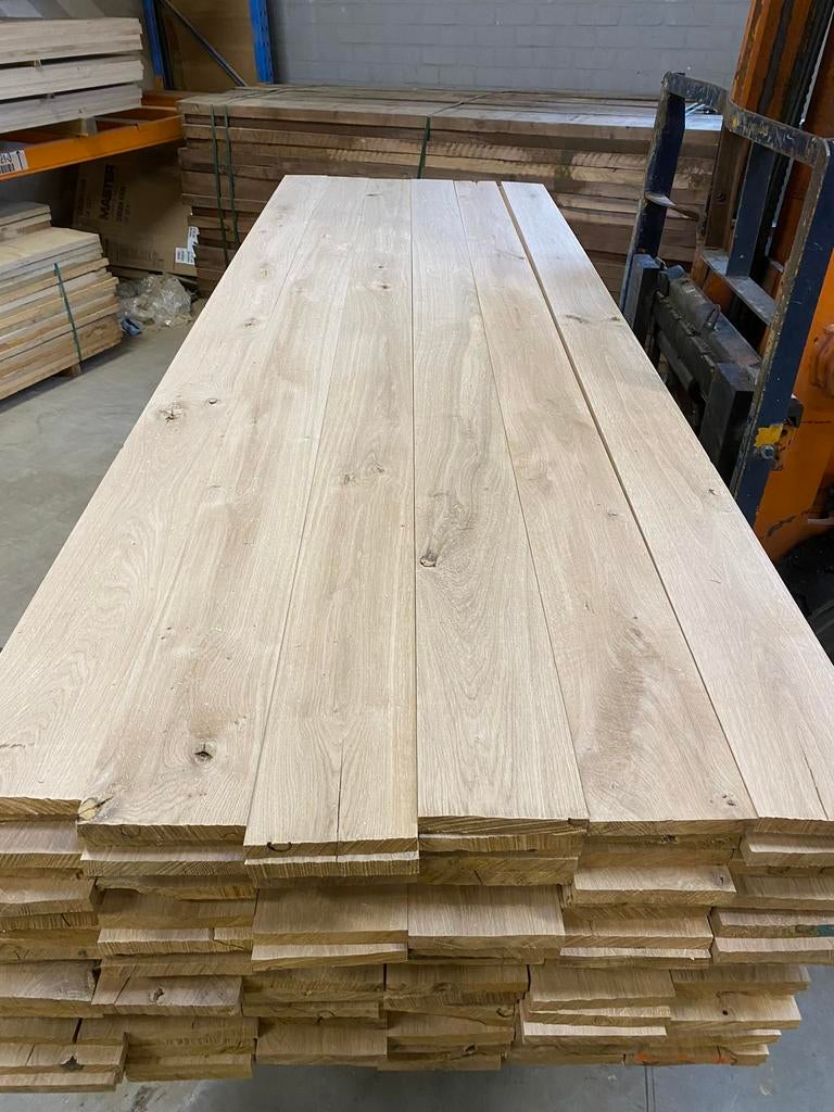 Eiken planken te koop. Geschaafd 250x20 mm 230/250 cm L, Minder dan 25 mm, Eiken, Nieuw, Ophalen of Verzenden
