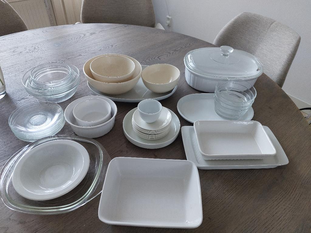 verschillende schaaltjes, waaronder overschalen etc, Ophalen, Overige materialen, Overige stijlen, Schaal of Schalen