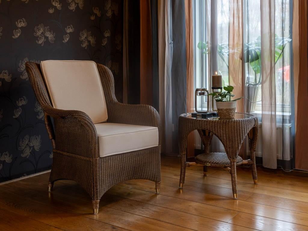 fauteuil Lloyd Loom Exeter, Huis en Inrichting, Fauteuils, Overige materialen, Nieuw, 75 tot 100 cm, Ophalen of Verzenden