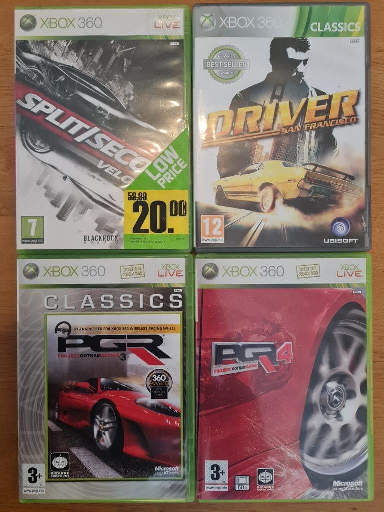 XBOX 360 Racegames, Ophalen, Gebruikt, Racen en Vliegen, Eén computer
