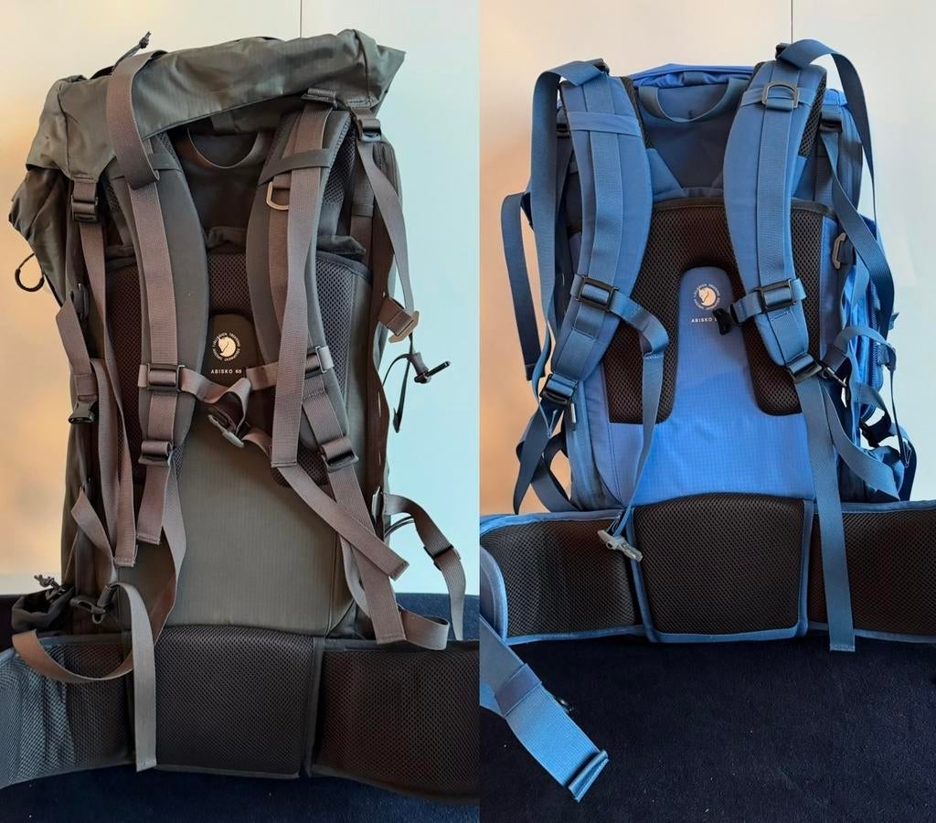 2x Fjallraven Abisko Trekking Backpacks 55 & 65 NEW/ZGAN, Ophalen, Zo goed als nieuw, Rugzak