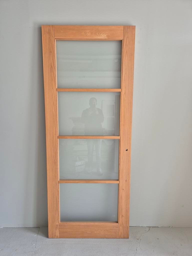 50% KORTING Skantrae luxe deur (93x231,5) Stomp, Ophalen, 215 cm of meer, Binnendeur, Glas