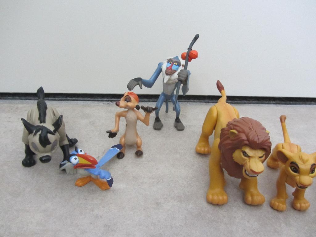 figuurtjes disney, Verzamelen, Ophalen of Verzenden, Leeuwenkoning of Jungle Boek, Zo goed als nieuw, Beeldje of Figuurtje