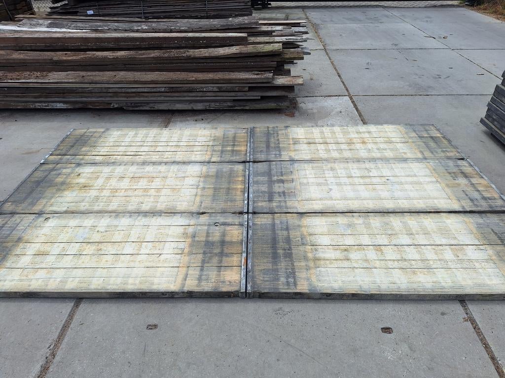 Lariks  steenschotten  65x175cm  vlonder  terras  vloer, Ophalen of Verzenden, Gebruikt, Hout