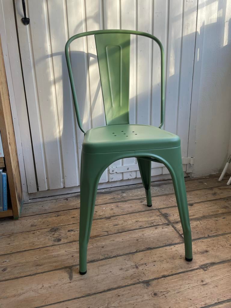 Originele Tolix Stoel - 1937 Model, Overige kleuren, Ophalen of Verzenden, Zo goed als nieuw, Metaal