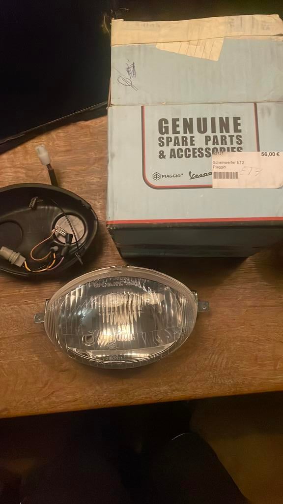 Nieuwe koplamp vespa et2 et4, Vespa, Vespa, Nieuw, Ophalen of Verzenden