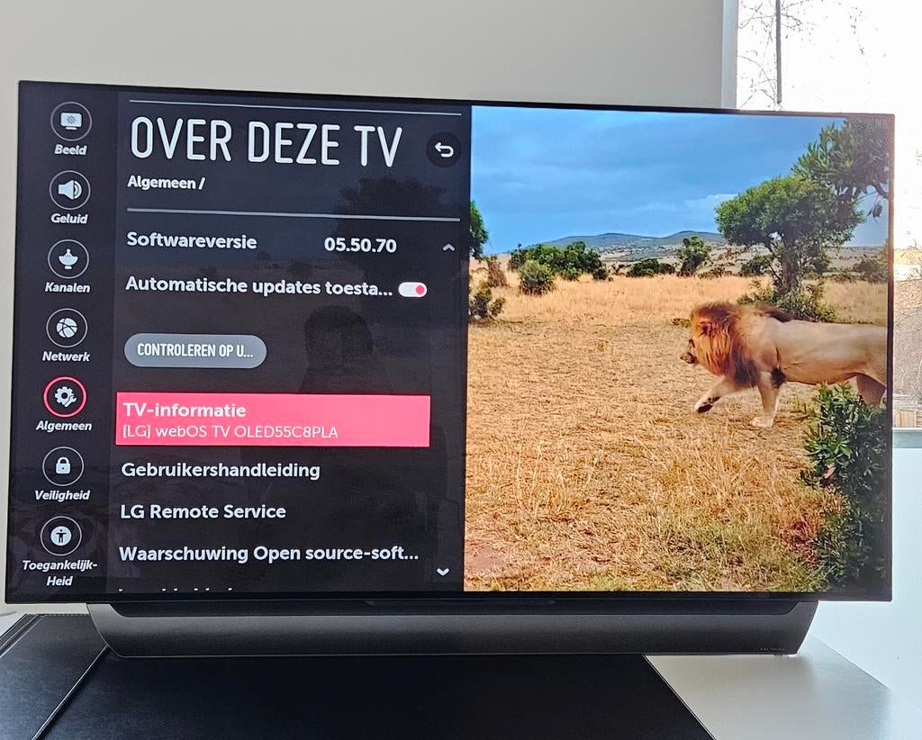 LG OLED 55C8PLA voor de echte filmliefhebber, Ophalen, Zo goed als nieuw, 40 tot 60 cm, 4k (UHD)