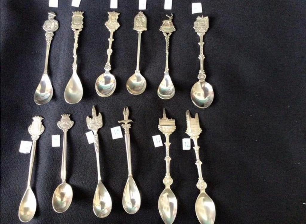 Theelepeltjes Nederlandse plaatsen 🌼 €3,50 per stuk, Antiek en Kunst, Ophalen of Verzenden