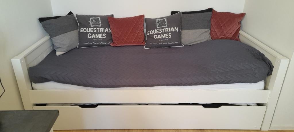 Onderschuifbed, Ophalen of Verzenden, Zo goed als nieuw, Eenpersoons