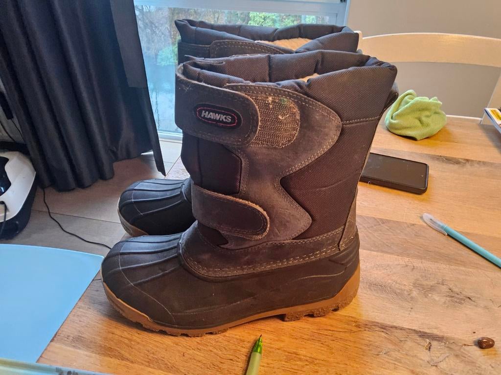Hawks Snowboots Winterlaarzen Maat 39/40, Hawks, Zwart, Snowboots, Ophalen of Verzenden