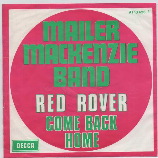 Nederbeat- Mailer Mackenzie Band- Red Rover (Belg. persing)