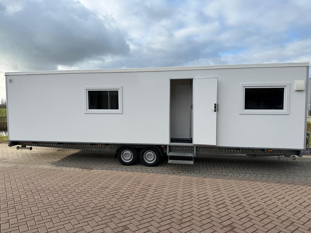 Demo 9 mtr Woonunit en jong gebruikte woonunits voorraad, Ophalen, Zo goed als nieuw