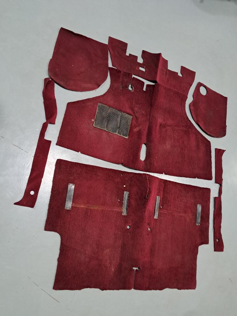 Classic Mini  Originele Cooper tapijtset rood, Ophalen, Nieuw, Austin