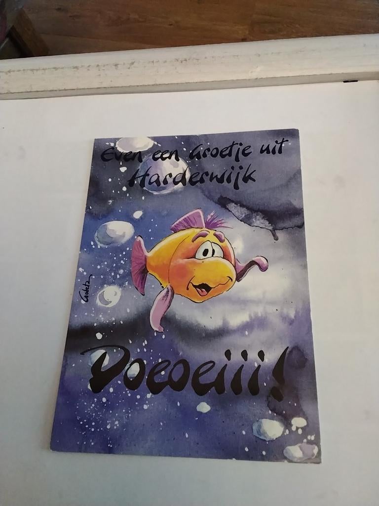 EVEN EEN GROETJE. UIT HARDERWIJK. DOEIII. THOMAS GOLETZ, Ophalen of Verzenden, Sterren en Beroemdheden