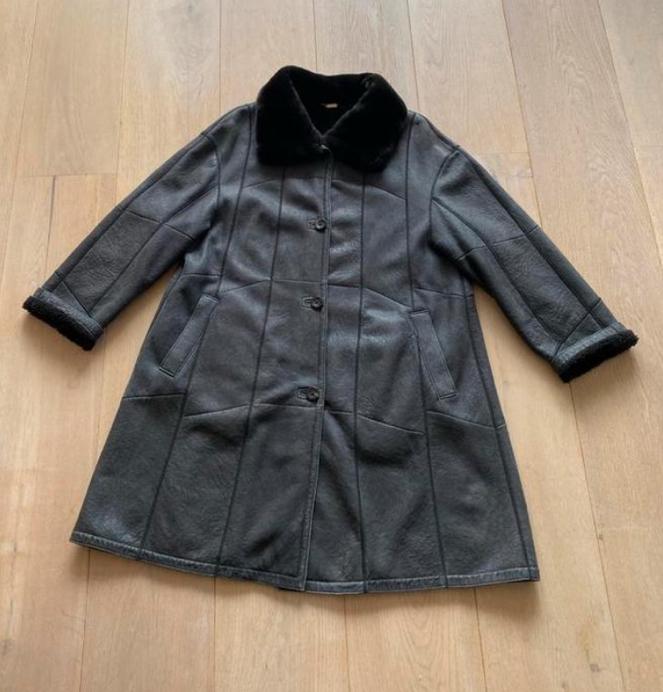 Christ lammy coat nieuwstaat M L, Ophalen of Verzenden, Zo goed als nieuw, Maat 38/40 (M), Zwart