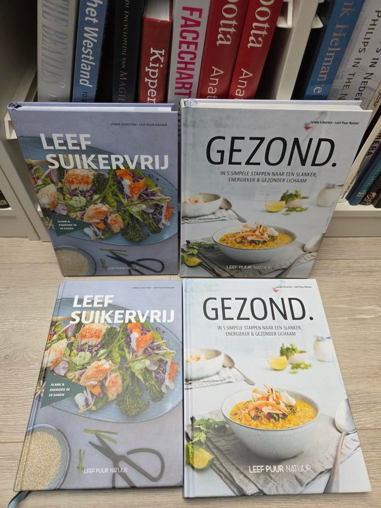 Lynda Schutten - Leef Puur Natuur / Suikervrij + gezond, Boeken, Ophalen of Verzenden, Zo goed als nieuw