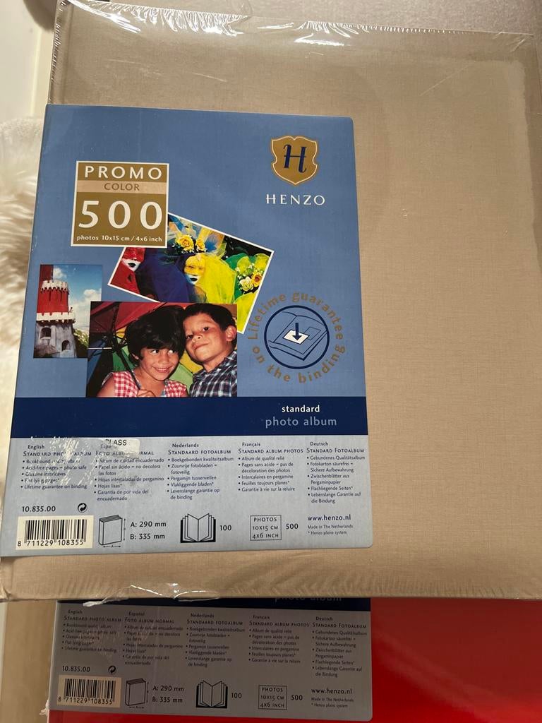 Henzo Fotoalbum - Nieuw in verpakking!4 stuks, Audio, Tv en Foto, Fotoalbums en Accessoires, Nieuw, Fotoalbum, Ophalen of Verzenden