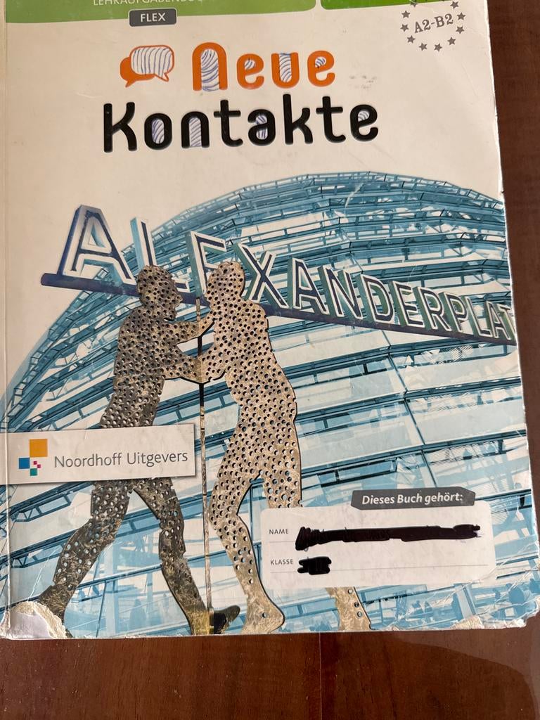 Nieuwe Kontakte- 4vwo - Leeropdrachtenboek Duits, Boeken, Schoolboeken, Gelezen, VWO, Duits, Ophalen of Verzenden