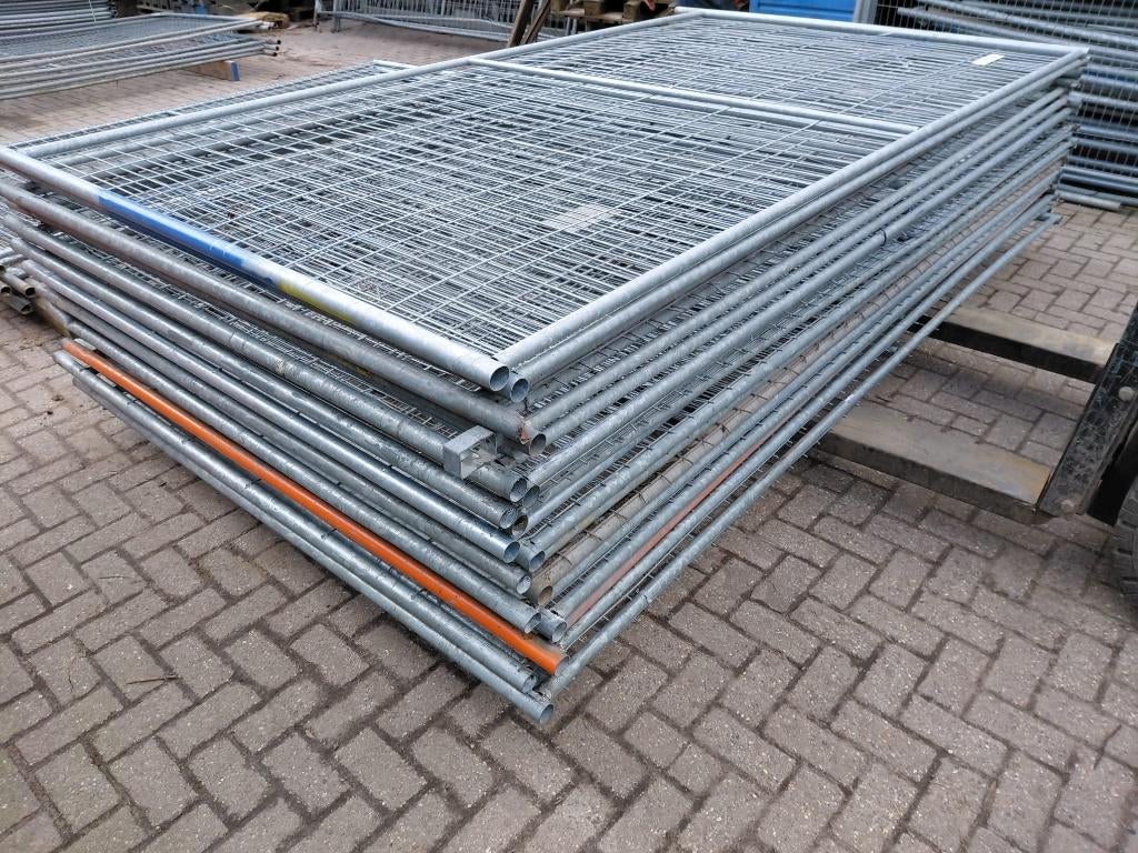 Gebruikte bouwhekken met middenbuis, Ophalen, Gebruikt, IJzer, Overige typen