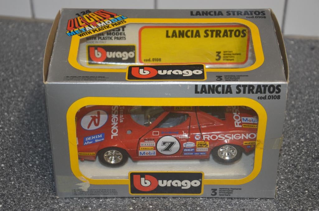 Lancia  Stratos, Ophalen of Verzenden, Nieuw, Auto, Bburago