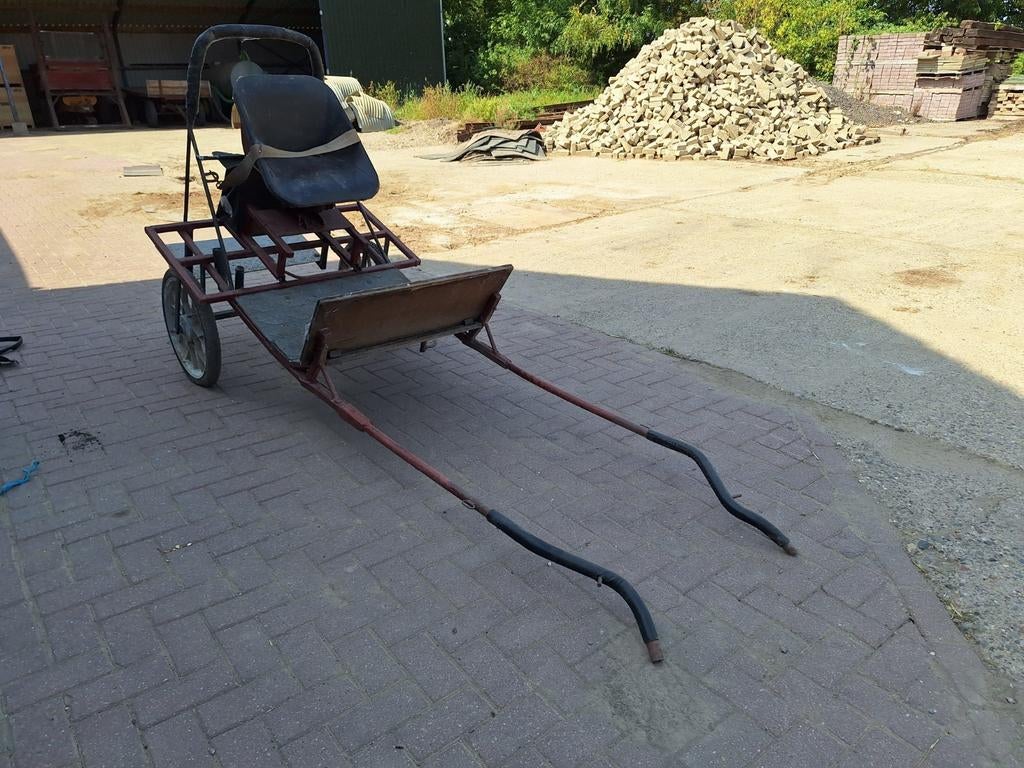 Sulky/tandemwagen/beleerwagen, Dieren en Toebehoren, Gebruikt, Sulky, Pony